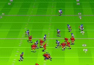 Screenshot of Madden NFL for the Sega Genesis by EA Sports