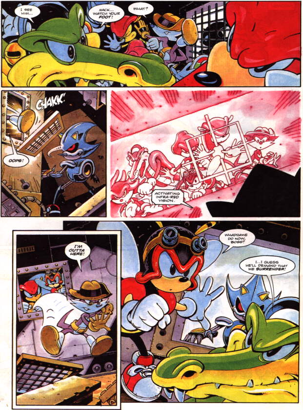 This panel from a 1996 Sonic Comic (Fleetway). : r/agedlikewine