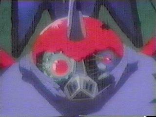 The robot in the rain.