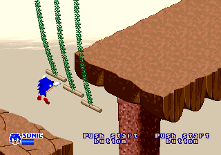 Sonic thinks he's Tarzan