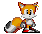 Tails wagging his tails