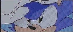 Sonic examines the Little Planet.